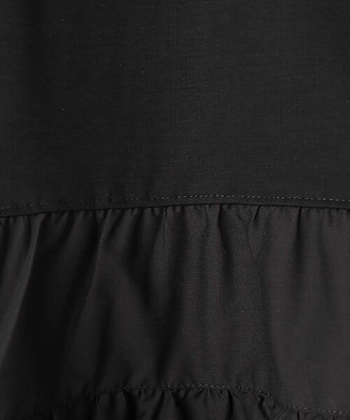 INGEBORG / インゲボルグ チュニック | カメリアコサージュ付き別布使いチュニック | 詳細1