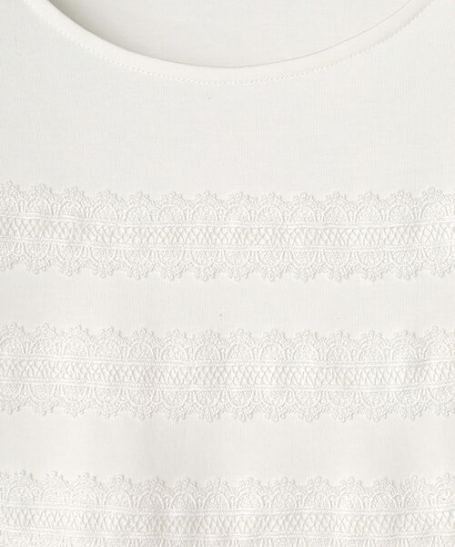 INGEBORG / インゲボルグ カットソー | レース使いフレアスリーブカットソー | 詳細2