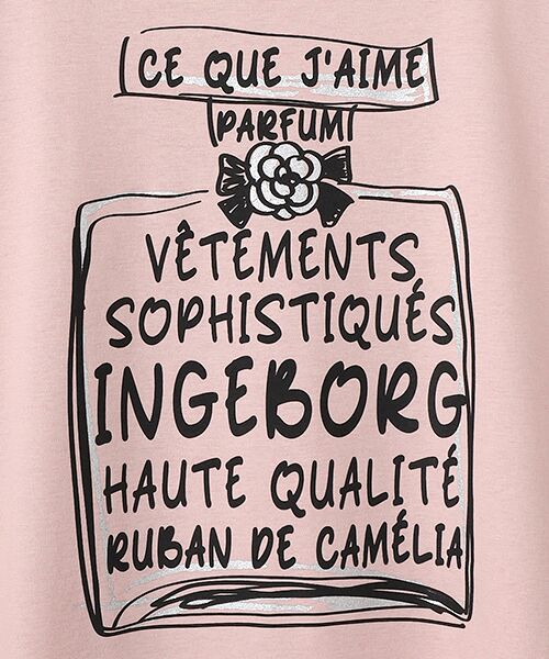 INGEBORG / インゲボルグ カットソー | 香水瓶ワンポイントpt.Tシャツ | 詳細6