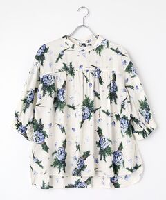 INGEBORG / インゲボルグ シャツ・ブラウス | ローズマリーとアジサイpt.ブラウス