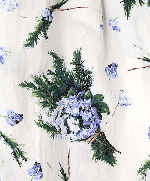 INGEBORG / インゲボルグ シャツ・ブラウス | ローズマリーとアジサイpt.ブラウス | 詳細2