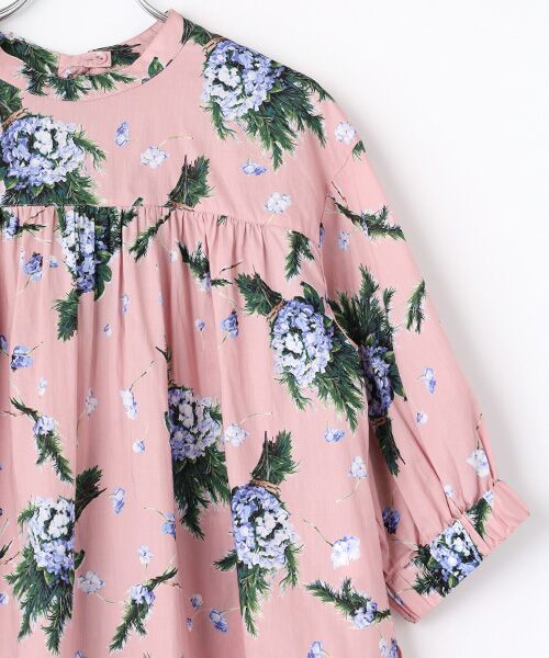 INGEBORG / インゲボルグ シャツ・ブラウス | ローズマリーとアジサイpt.ブラウス | 詳細3