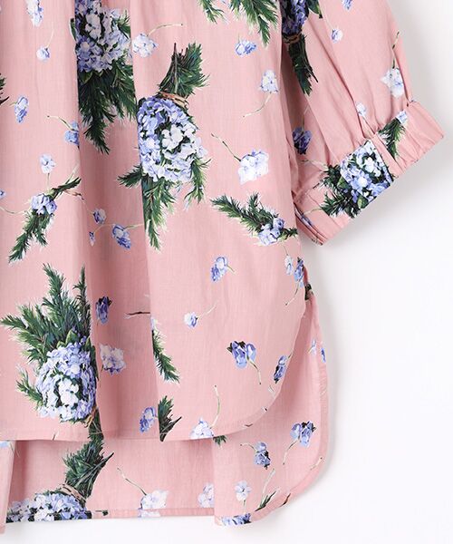 INGEBORG / インゲボルグ シャツ・ブラウス | ローズマリーとアジサイpt.ブラウス | 詳細4