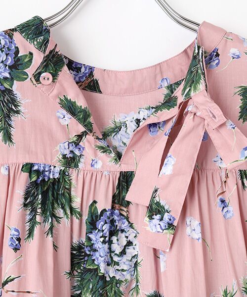 INGEBORG / インゲボルグ シャツ・ブラウス | ローズマリーとアジサイpt.ブラウス | 詳細6