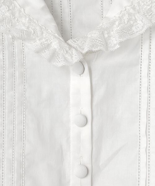 INGEBORG / インゲボルグ その他アウター | フランス製レース使いコットンローンジャケット | 詳細2