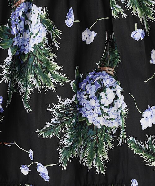 INGEBORG / インゲボルグ ロング・マキシ丈スカート | ローズマリーとアジサイpt.スカート | 詳細1