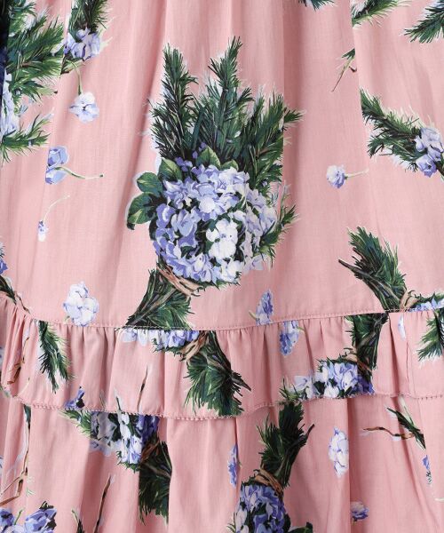 INGEBORG / インゲボルグ ロング・マキシ丈スカート | ローズマリーとアジサイpt.スカート | 詳細8