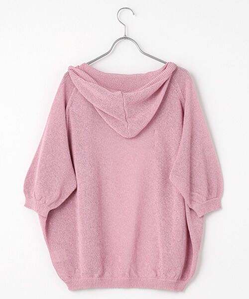 INGEBORG / インゲボルグ カーディガン・ボレロ | カメリアコサージュ付きフードカーディガン | 詳細3