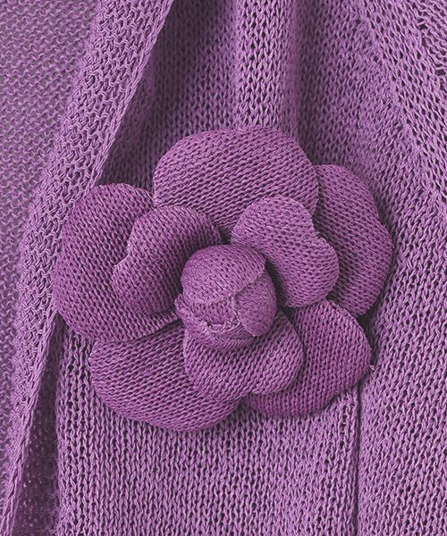 INGEBORG / インゲボルグ カーディガン・ボレロ | カメリアコサージュ付きフードカーディガン | 詳細10