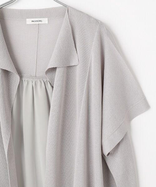 INGEBORG / インゲボルグ ベスト | 別布使いロングジレ | 詳細4