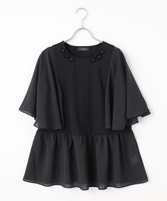 セール】 ○ゆり刺繍ワンピース （ロング・マキシ丈ワンピース