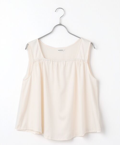 インポートブラウス ＆HALF ブラウス シャツ フロントギャザーブラウス(ストライプ