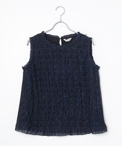 SUMMER SALE】SOMETHING マルチウェイフリルデニムブラウス