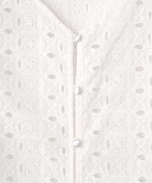 INGEBORG / インゲボルグ シャツ・ブラウス | アイレットレース2wayブラウス | 詳細5