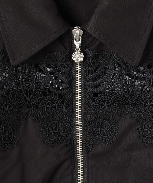 INGEBORG / インゲボルグ シャツ・ブラウス | レース使いジャケットブラウス | 詳細1