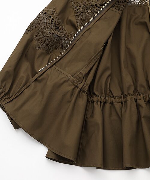 INGEBORG / インゲボルグ シャツ・ブラウス | レース使いジャケットブラウス | 詳細6