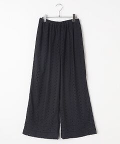 カメリア刺繍入りカットソーワイドパンツ （その他パンツ