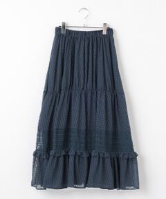 インゲボルグのチュールフレアスカート セール】 【OUTLET】ウィンドウチェックフレアースカート