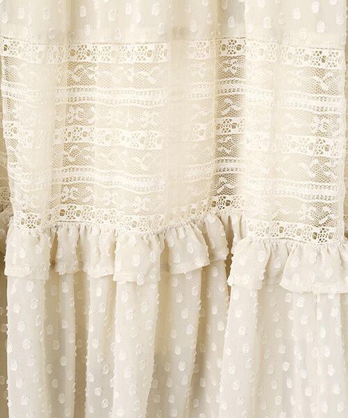 INGEBORG / インゲボルグ ロング・マキシ丈スカート | シフォンカットジャガードスカート | 詳細2