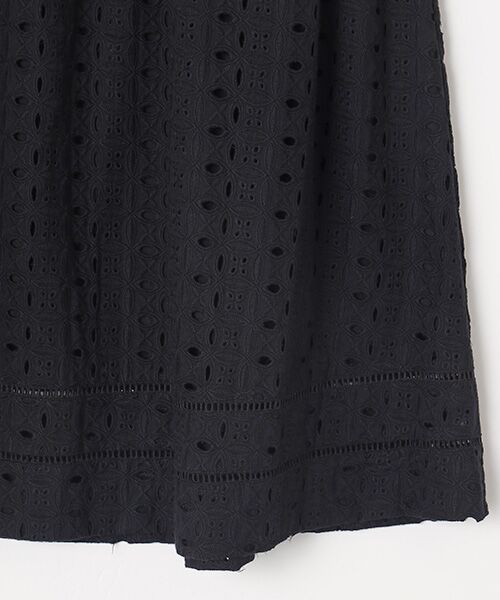 INGEBORG / インゲボルグ ロング・マキシ丈スカート | アイレットレースギャザースカート | 詳細3