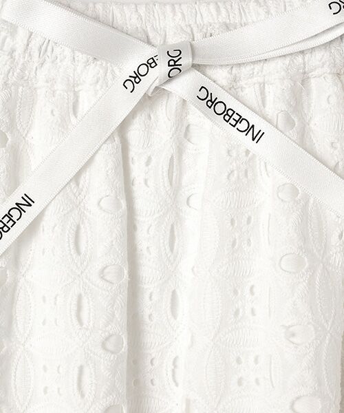 INGEBORG / インゲボルグ ロング・マキシ丈スカート | アイレットレースギャザースカート | 詳細6