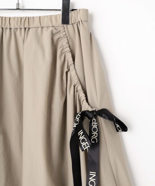 INGEBORG / インゲボルグ ロング・マキシ丈スカート | ●リボンアクセントスカート | 詳細4