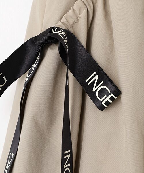 INGEBORG / インゲボルグ ロング・マキシ丈スカート | ●リボンアクセントスカート | 詳細7