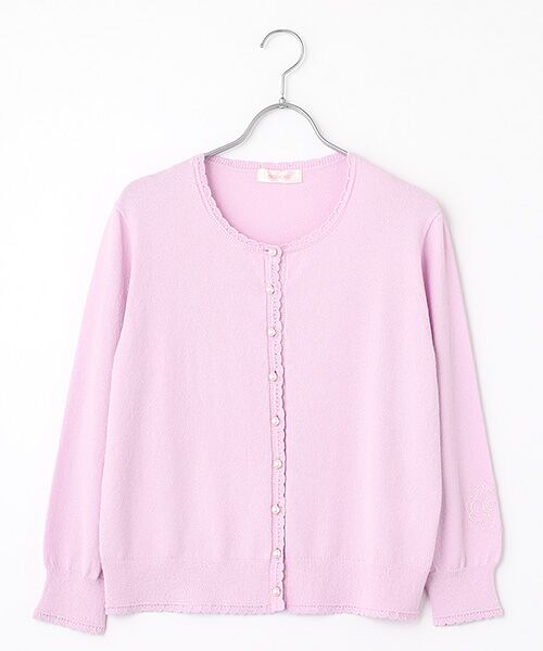インゲボルグ INGEBORG モヘア カーディガン ニット ざっくり リボン Original Knit Collections Special Order｜ピンクハウス