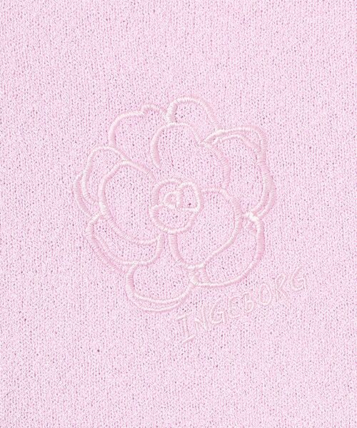 INGEBORG / インゲボルグ キャミソール・チューブトップ | カメリア刺繍入りノースリーブニット | 詳細3