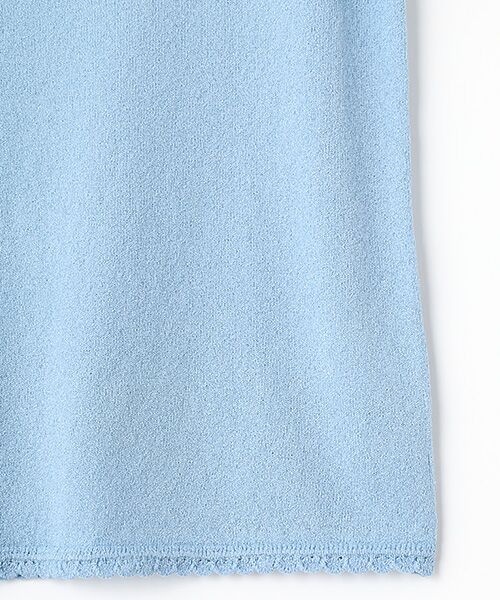 INGEBORG / インゲボルグ キャミソール・チューブトップ | カメリア刺繍入りノースリーブニット | 詳細6