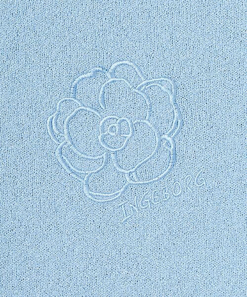 INGEBORG / インゲボルグ キャミソール・チューブトップ | カメリア刺繍入りノースリーブニット | 詳細7