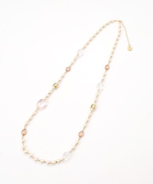 INGEBORG/インゲボルグ ロゴ入りロンデルネックレス ゴールド フリーサイズ
