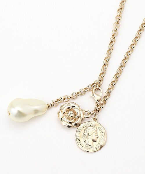 INGEBORG / インゲボルグ ネックレス・ペンダント・チョーカー | カメリア＆メダリオンネックレス | 詳細1