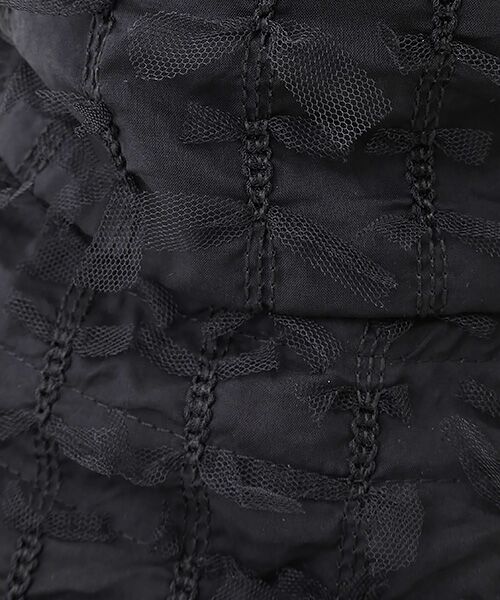 INGEBORG / インゲボルグ ハット | チュールリボン刺繍バケツハット | 詳細4