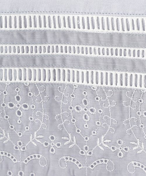 INGEBORG / インゲボルグ カットソー | ボタニカル刺繍使いノースリーブカットソー | 詳細2