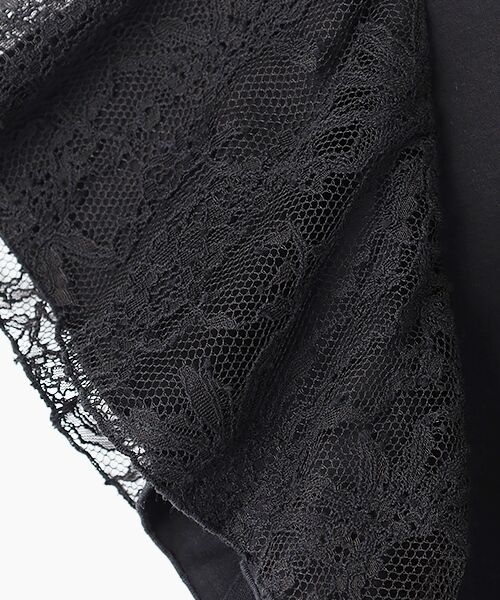 INGEBORG / インゲボルグ Tシャツ | レース使いスムースカットソー | 詳細4