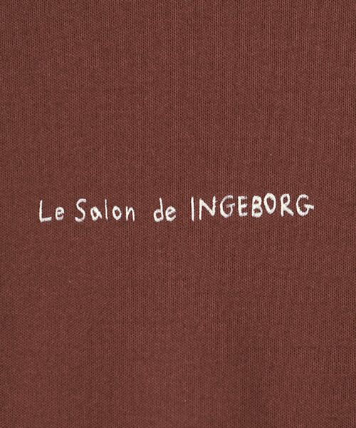 INGEBORG / インゲボルグ カットソー | 【Salon de INGEBORG】ワンポイントTシャツ | 詳細8