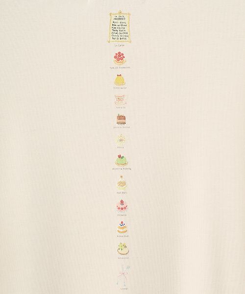 INGEBORG / インゲボルグ カットソー | 【Salon de INGEBORG】ワンポイントTシャツ | 詳細11