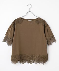 セール】 ロゴ刺繍カットソー （Tシャツ）｜INGEBORG
