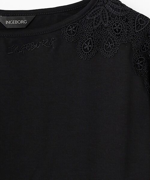 インゲボルグ　レース INGEBORG tシャツ レース使いカットソー レディース : ZOZOTOWN