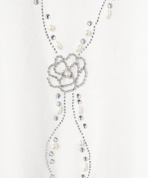 INGEBORG / インゲボルグ Tシャツ | ビジュ使いカットソー | 詳細7