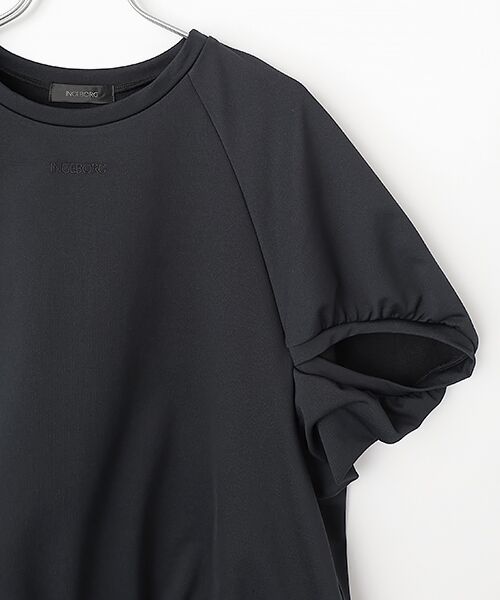 ロゴ入りゆったりカットソー （Tシャツ）｜INGEBORG