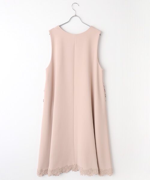 INGEBORG / インゲボルグ ロング・マキシ丈ワンピース | ケミカルレース使いジャンパースカート | 詳細3