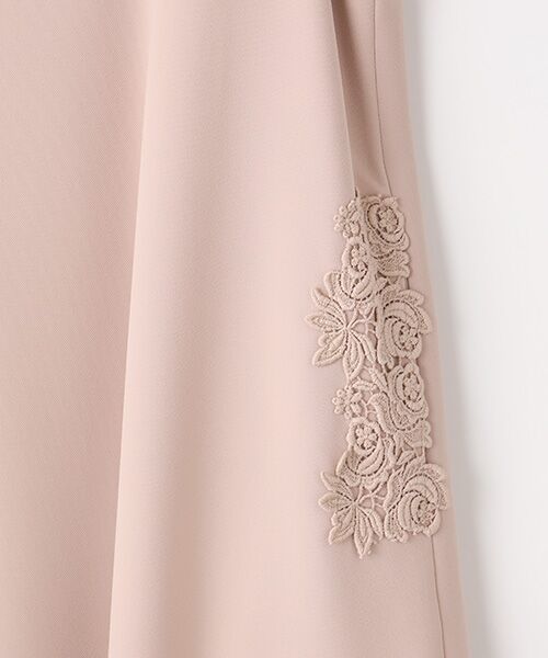 INGEBORG / インゲボルグ ロング・マキシ丈ワンピース | ケミカルレース使いジャンパースカート | 詳細5