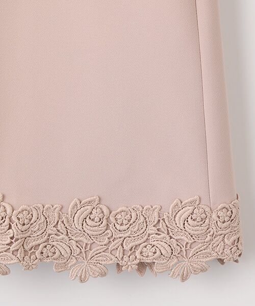 INGEBORG / インゲボルグ ロング・マキシ丈ワンピース | ケミカルレース使いジャンパースカート | 詳細6