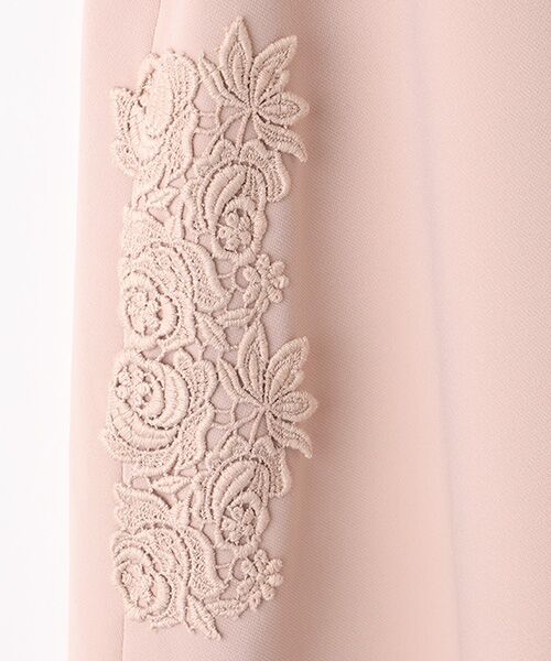 INGEBORG / インゲボルグ ロング・マキシ丈ワンピース | ケミカルレース使いジャンパースカート | 詳細8