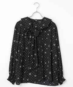 セール】 カメリア刺繍ティアードブラウス （シャツ・ブラウス