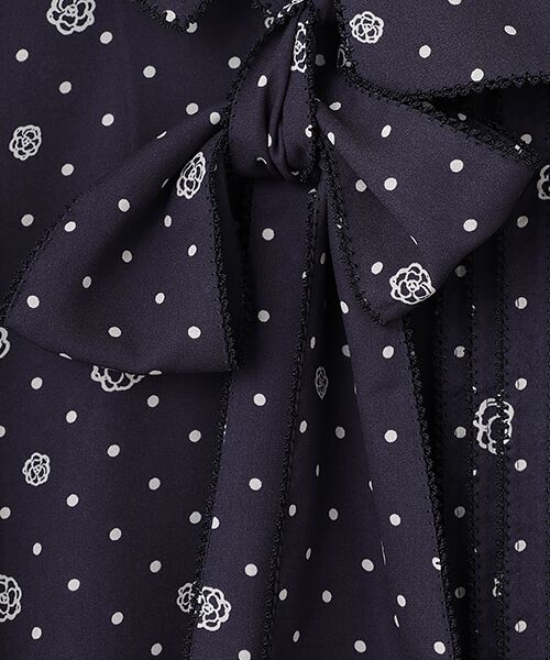 INGEBORG / インゲボルグ シャツ・ブラウス | ●カメリアドットpt.リボンブラウス | 詳細8