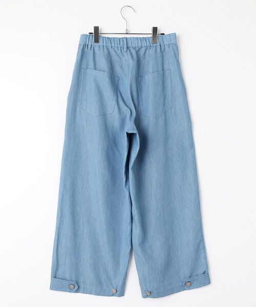INGEBORG / インゲボルグ デニムパンツ | 裾タブデニムストレートパンツ | 詳細2