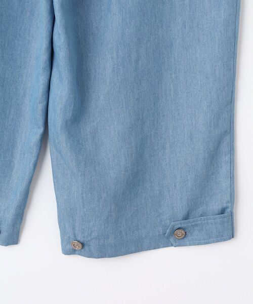 INGEBORG / インゲボルグ デニムパンツ | 裾タブデニムストレートパンツ | 詳細6